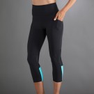 TIGHTS INDY 7/8 - BLACK BLUE thumbnail